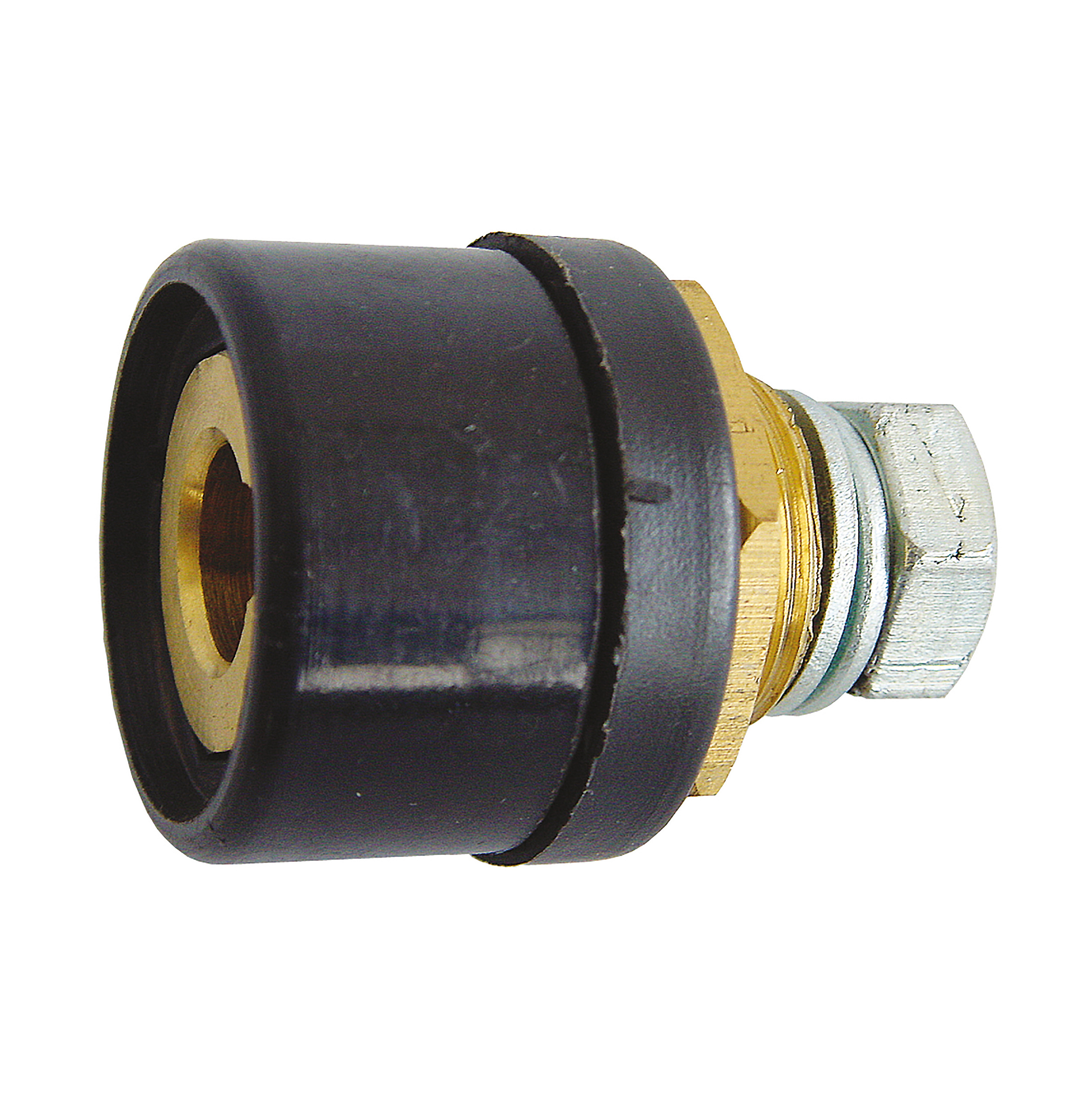 Cable coupling, built-in socket