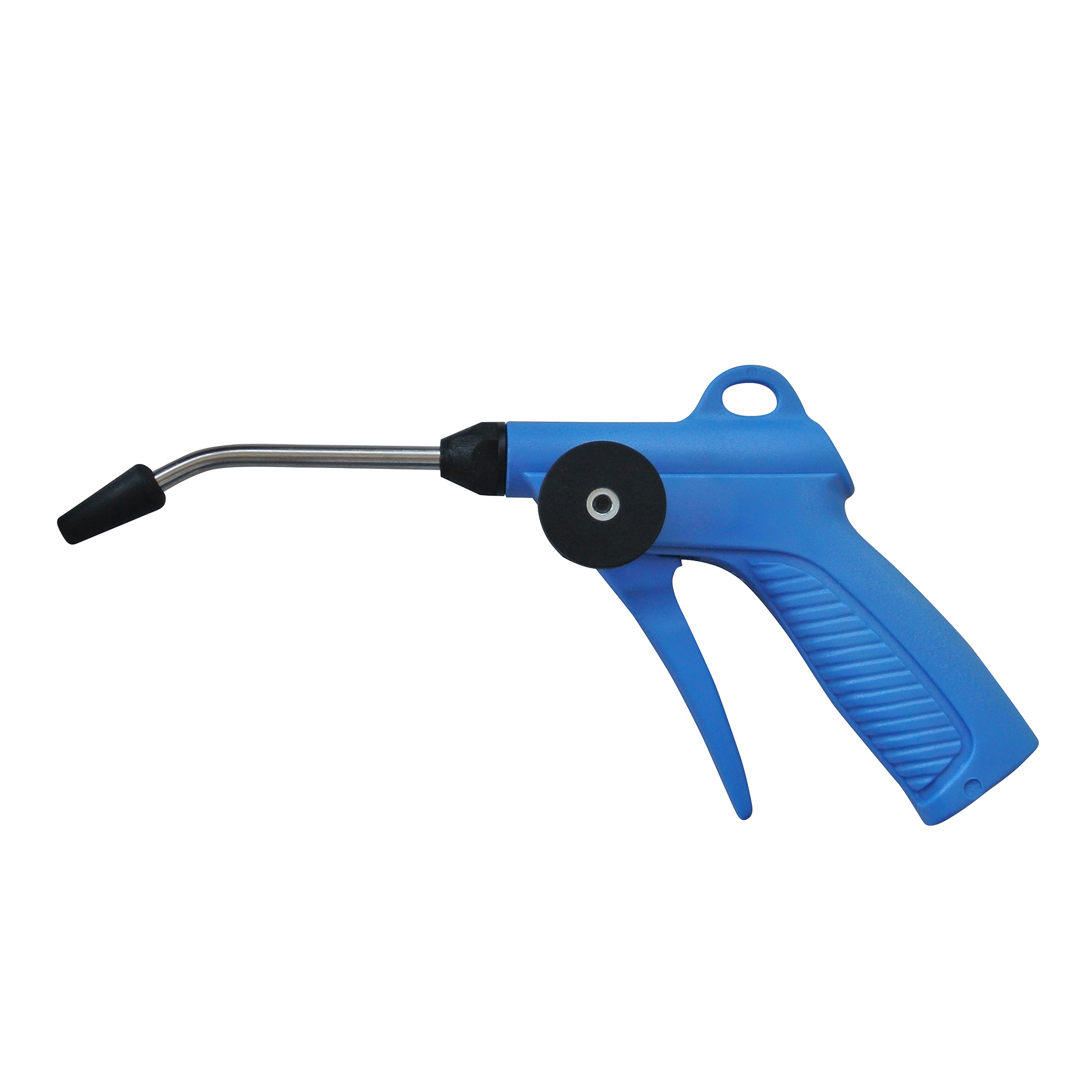 Blow gun, polyamide, MOP 145 psi/10 bar, extension nozzle: hole-Ø2.3 mm, length: 110 mm, rubber cap; G¼ female, magnetic holder