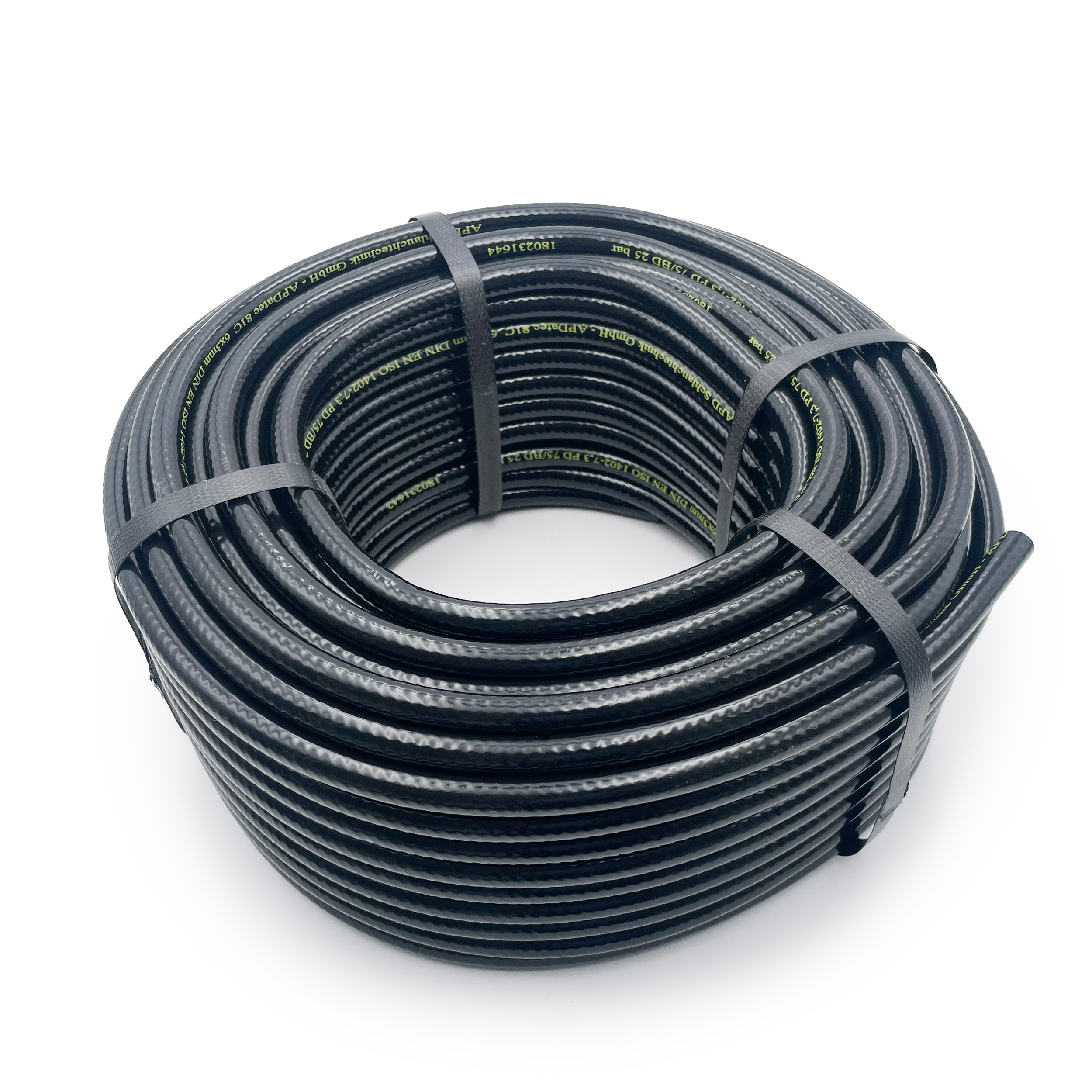 PVC compressed air hose, without connections, DN × s (mm): Ø5 × 4.5 mm, pressure/20 °C: 25 bar, burst pressure: ≥40 bar, l.: 50 m, whole roll
