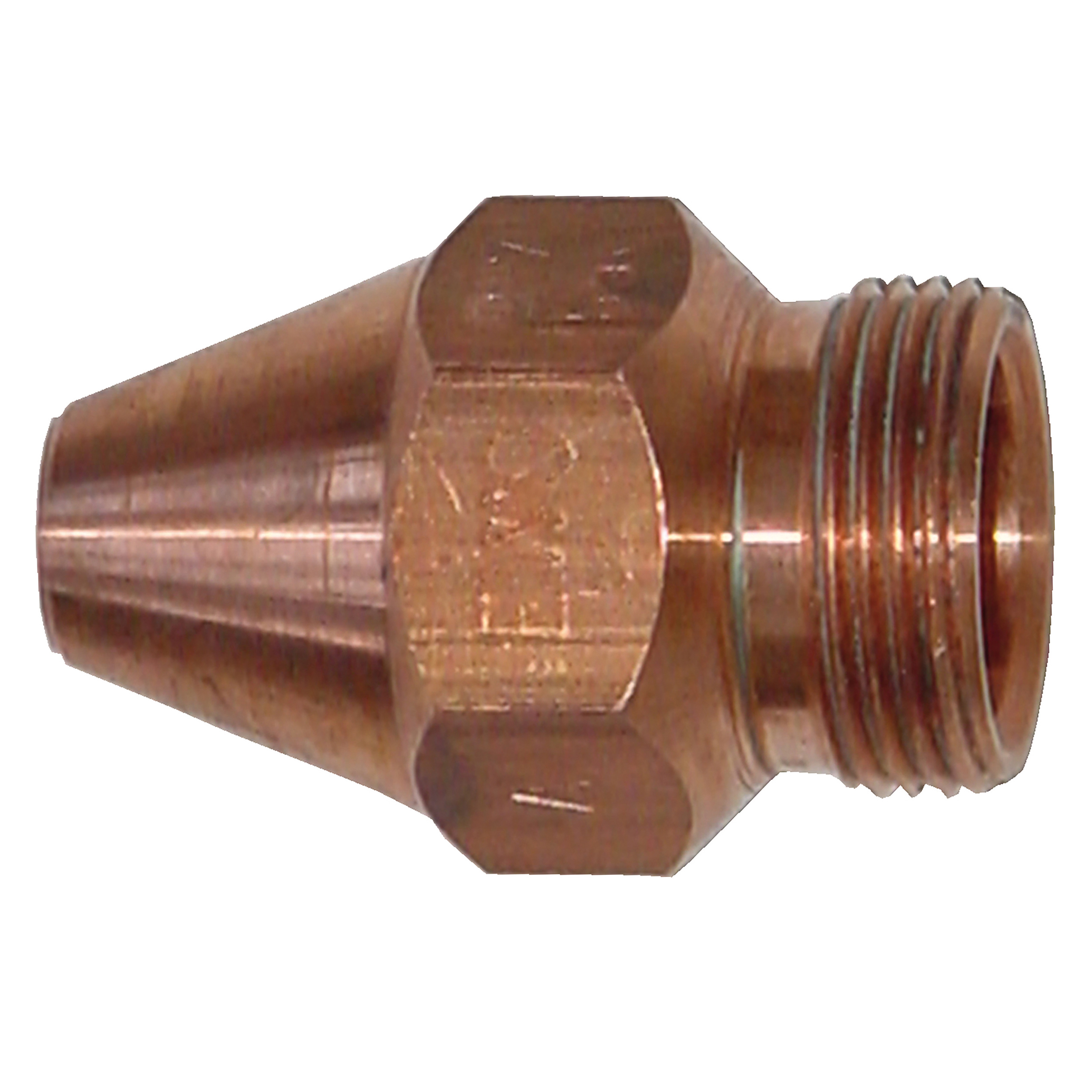 Oxy fuel ring nozzle/cut. nozzle, 25–50 mm, pO₂: 3–5 bar, cons. w. 115-31 (l/h): O₂: 650 – 1,000/acetylene: 3,700 – 6,050