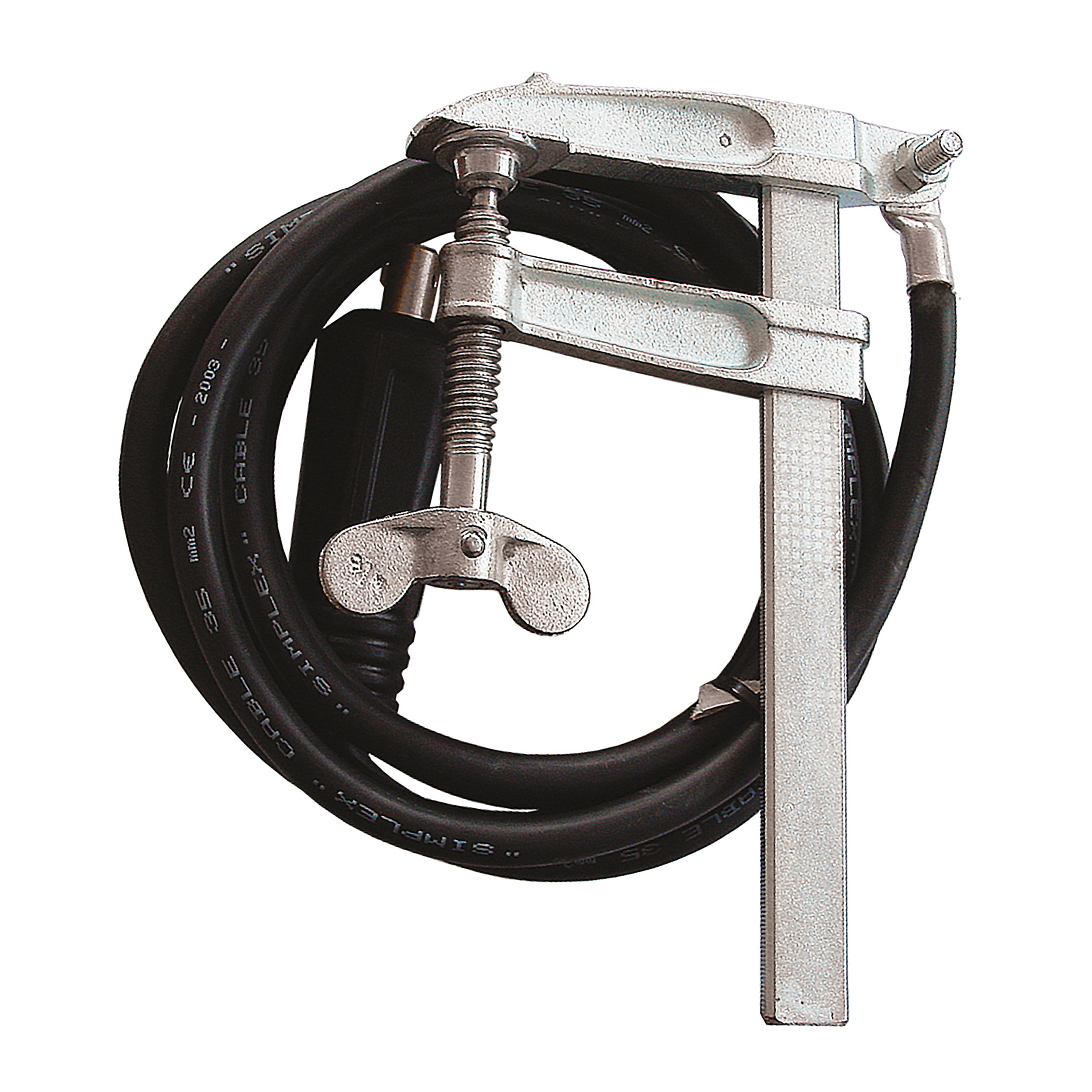 clamp - cable H01N2-D, neopren covered, mounted with 400 A clamp and 16mm² cable, with SKM 25 (3m)