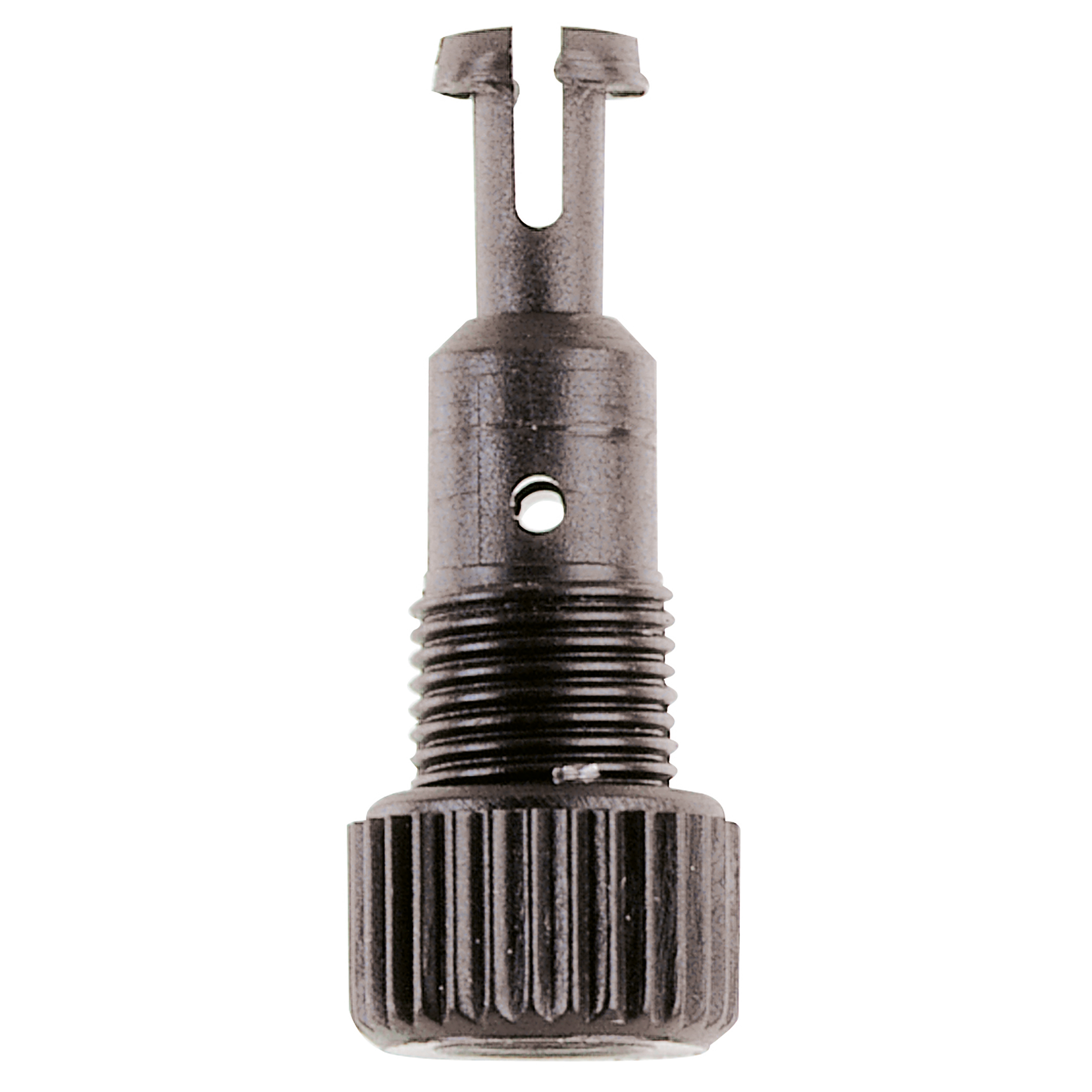 Plastic drain screw, G⅛, to change the screw, unscrew it and pull it downwards with a strong thrust