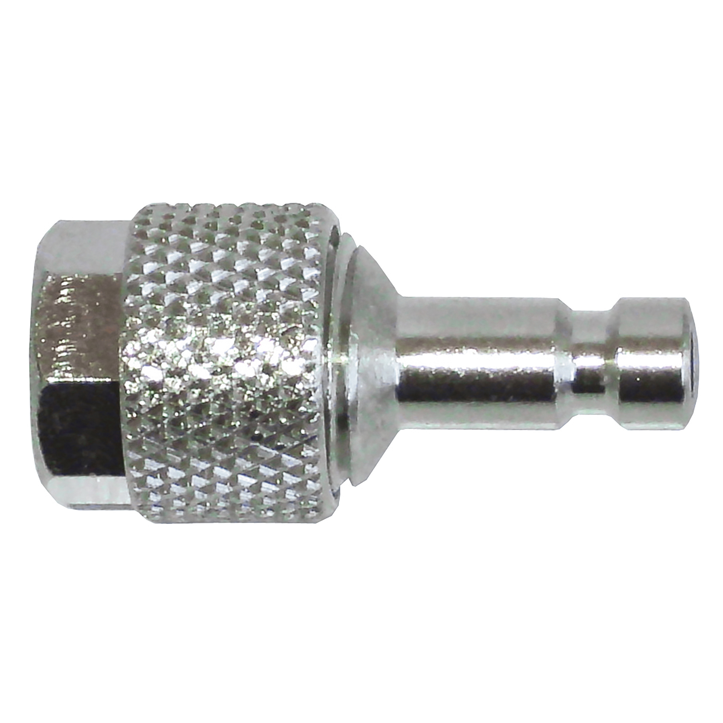 DN 5 Mini-Stecker, QN (6 bar Vordruck / ∆p = 1 bar): 500 Nl/min, MOP: 16 bar, Schnellverschraubung 6×4 M10×1, Länge: 33 mm, SW 14