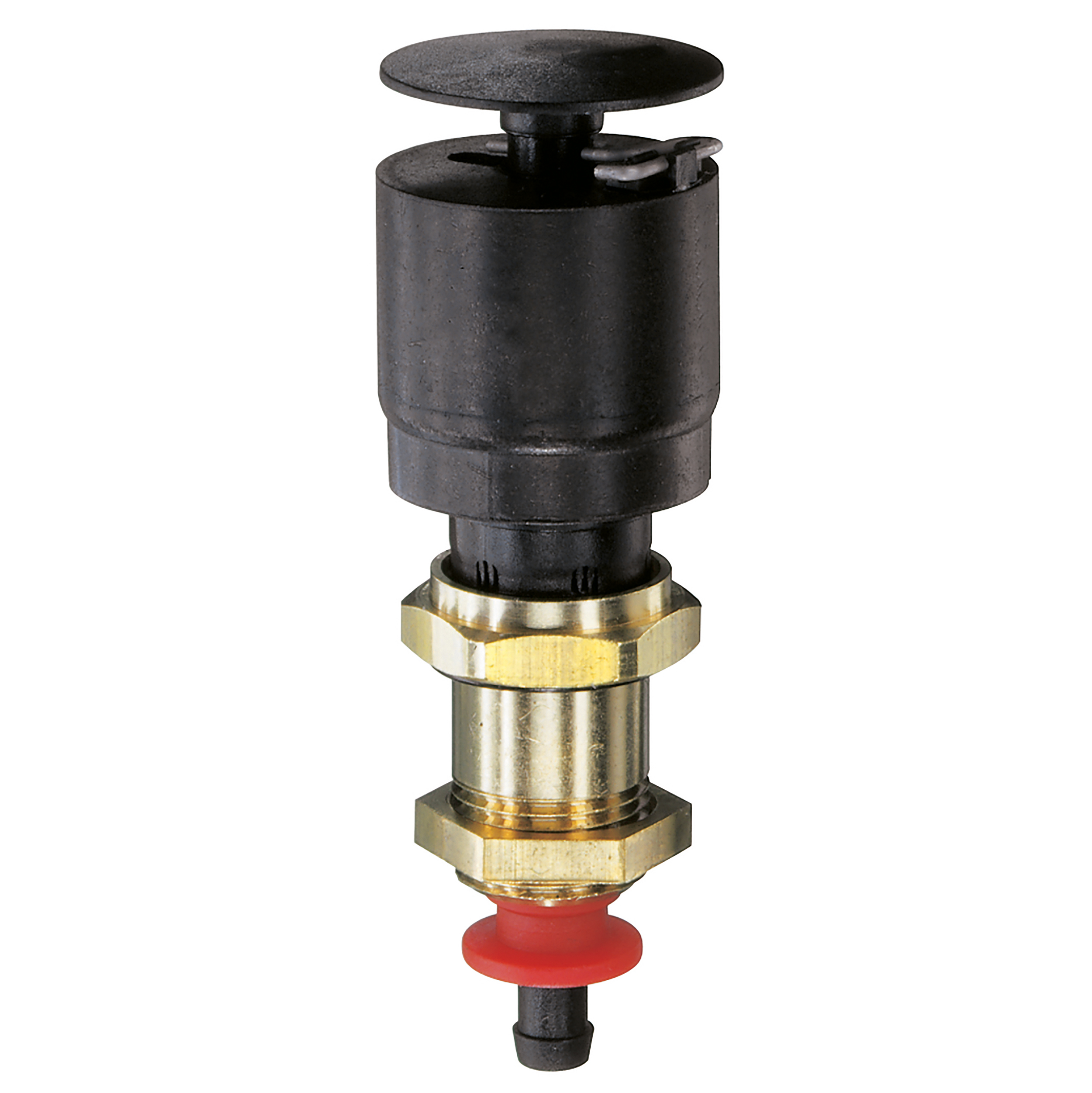 Automatic integrated drain valve, Ø24, length: 69 mm, connection: Ø14, condensate drain: DN 4, drain hose: DN 5 flexible