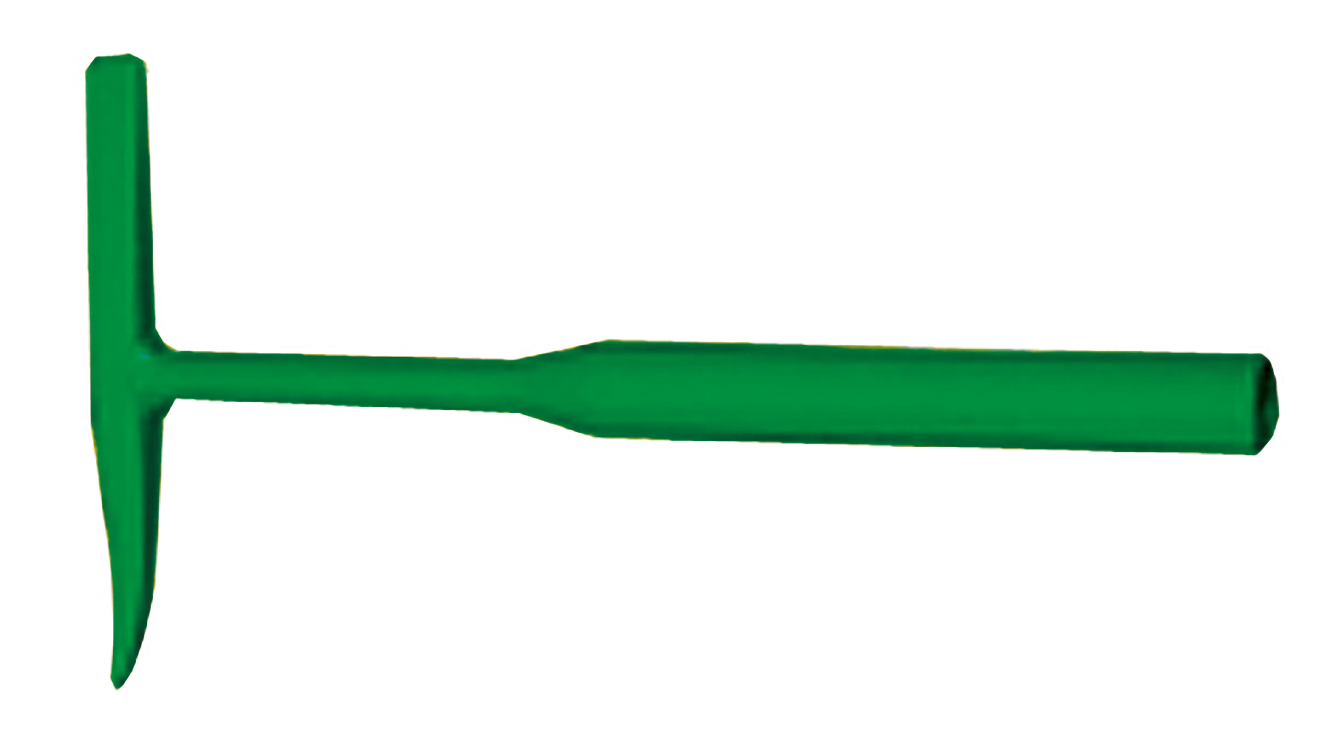 Schlackenhammer, Ganzstahl, aus Ovalrohr Griffweite 21mm, Gewicht: ca. 380 g