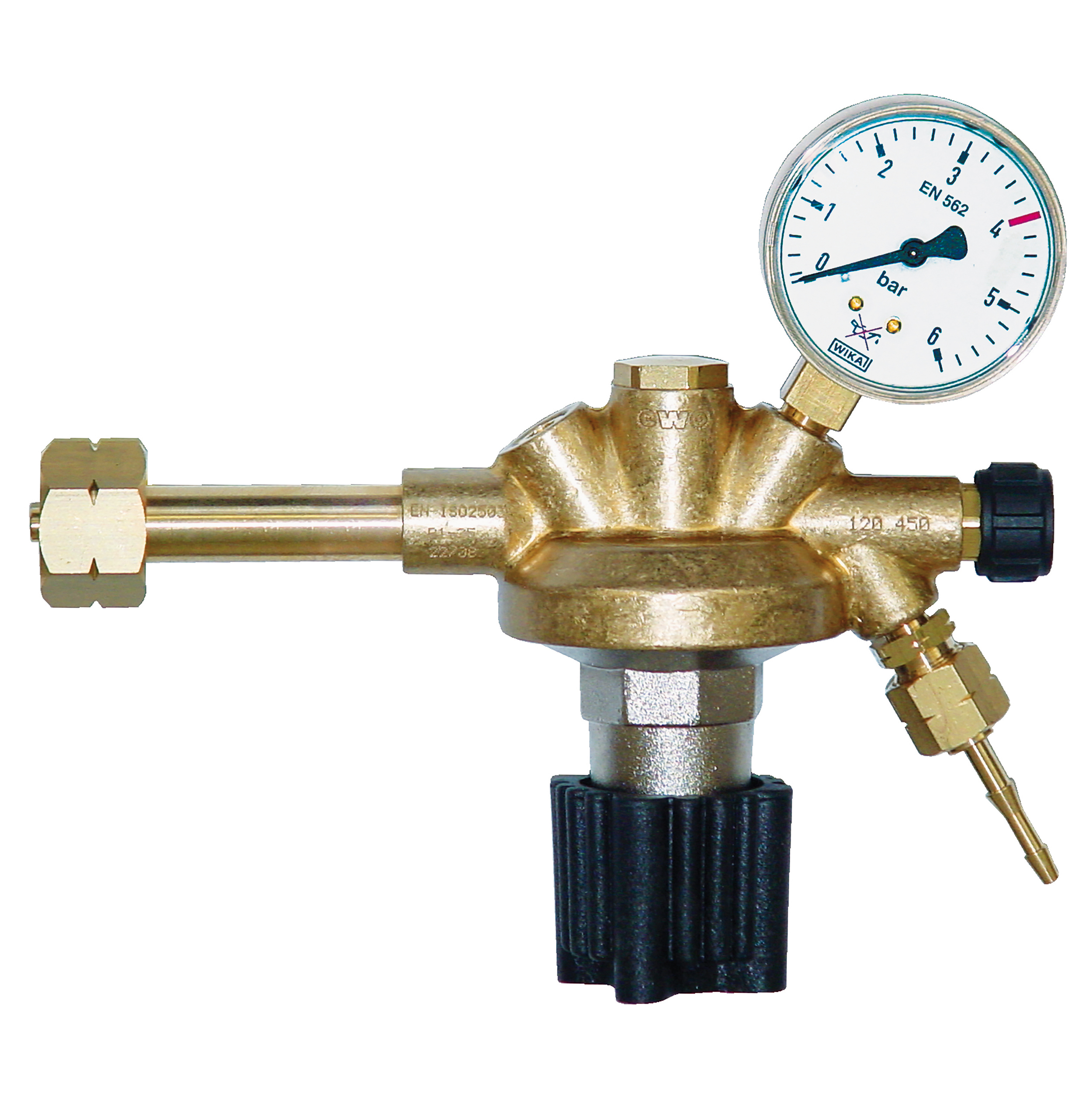 Propane pressure regulator, adjustable