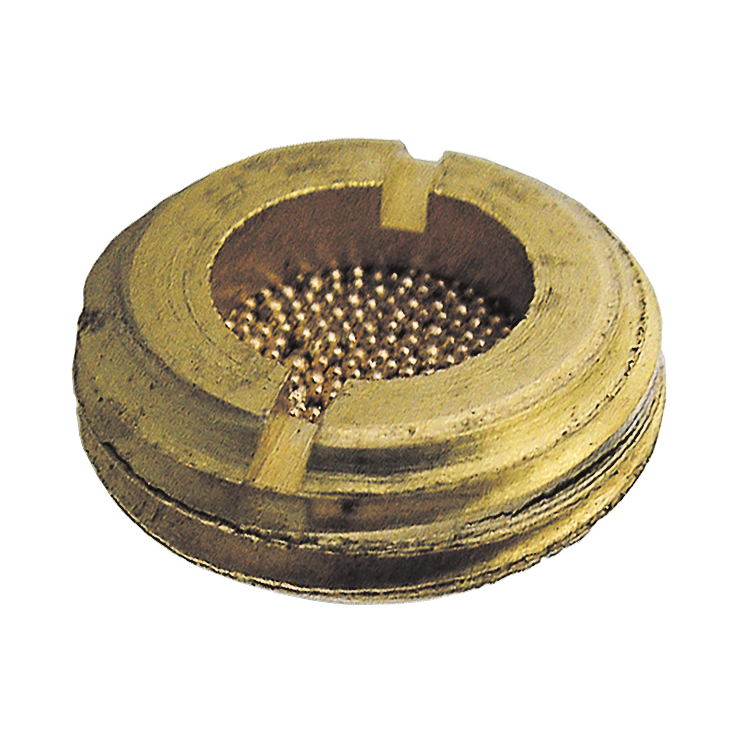 Silencer (sintered bronze), flat type with slot, filter pore size: 50 µm, connection thread: G⅛, length: 5 mm