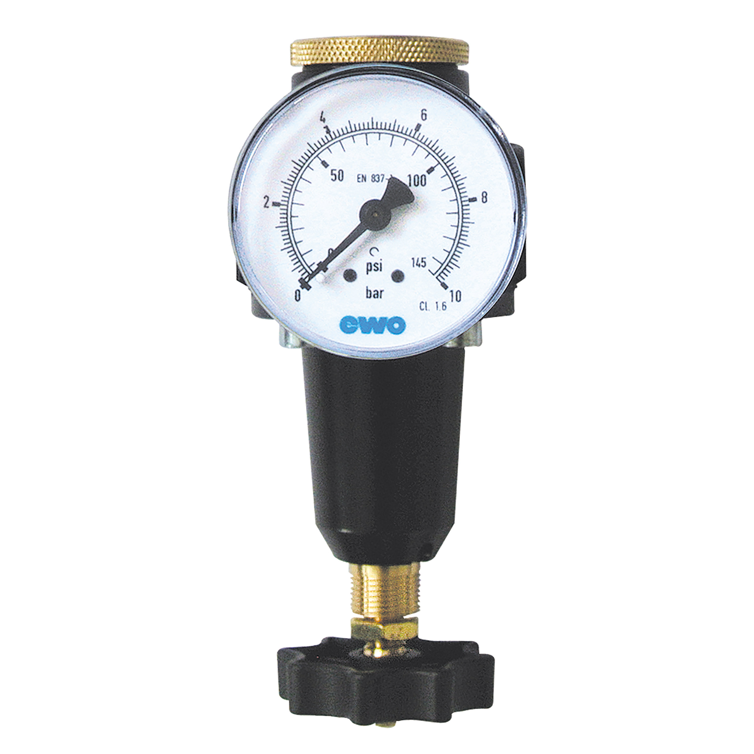 Precision pressure regulator, BG 30, G⅜, 7–145 psi, toggle, no gauge