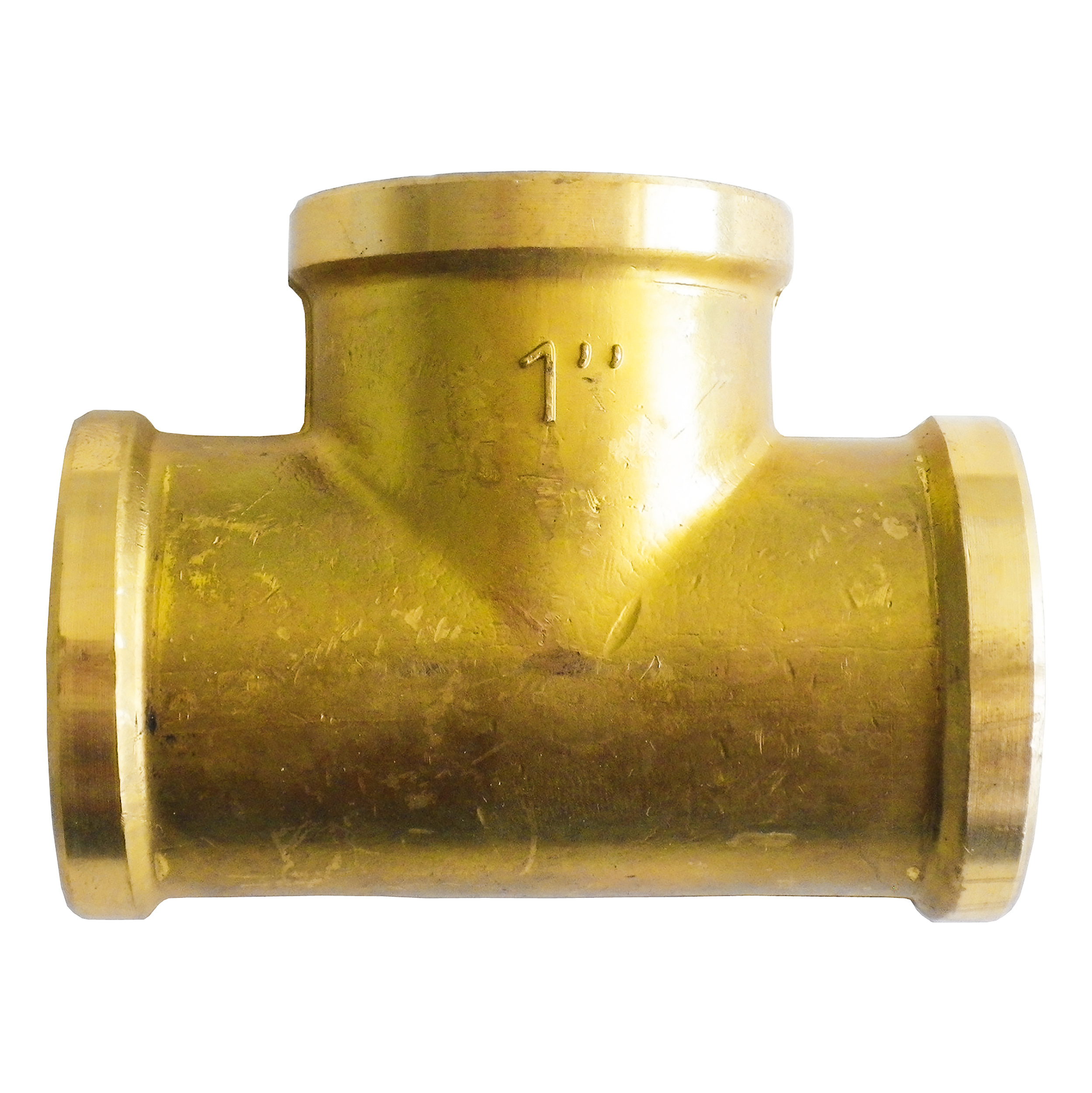 T-piece, connection: 3 × G¼ female, DN 11, length: 36 mm, MOP 913 psi, brass
